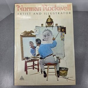 Abrams Norman Rockwell Artist and Illustrator Book Hardcover Art Rare